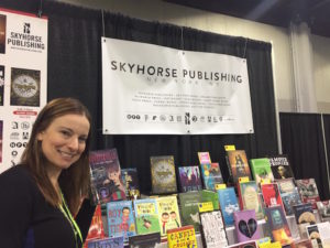 The Skyhorse booth at NCTE 2017!